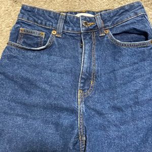 H&M high rise straight leg jeans